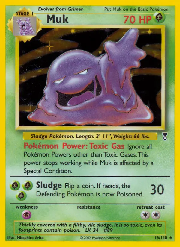 Carte Pokémon Grotadmorv — Legendary Collection