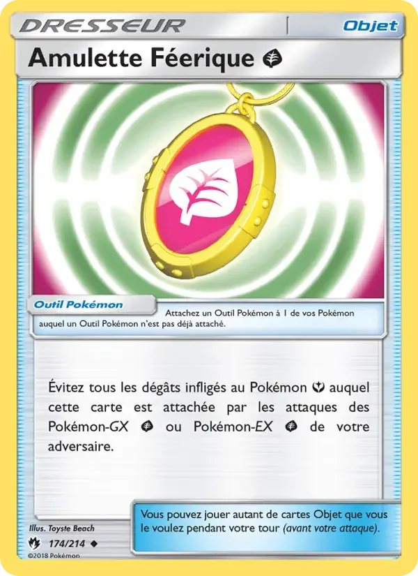 Carte Amulette Féerique Grass