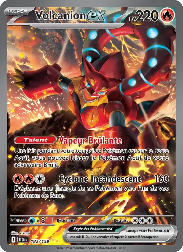 Carte Pokémon Volcanion-ex — Aventures Ensemble