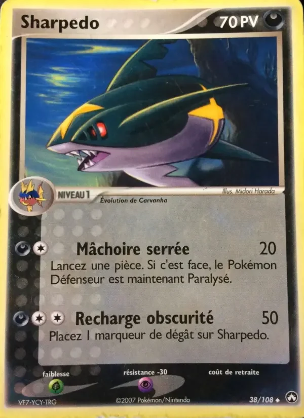 Carte Pokémon Sharpedo — Gardiens du Pouvoir