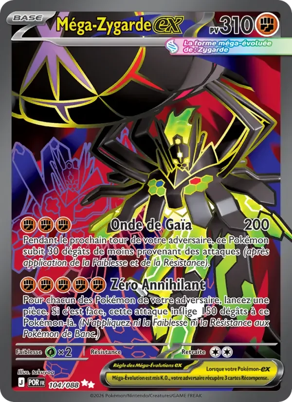 Carte Méga-Zygarde-ex