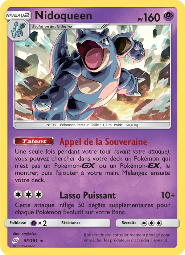Carte Nidoqueen