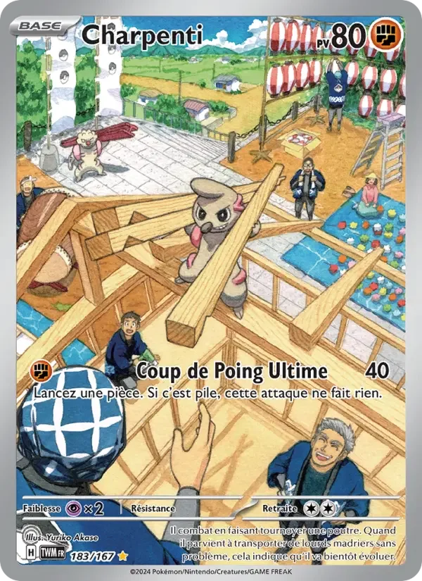 Carte Pokémon Charpenti — Mascarade Crépusculaire