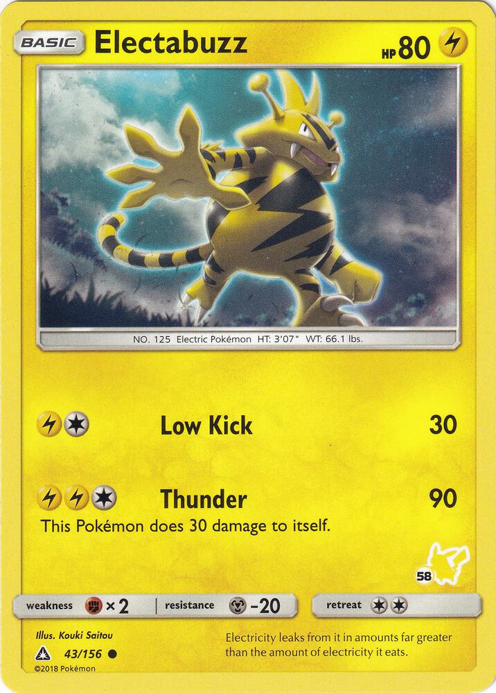 Carte Pokémon Élektek — Ultra-Prisme