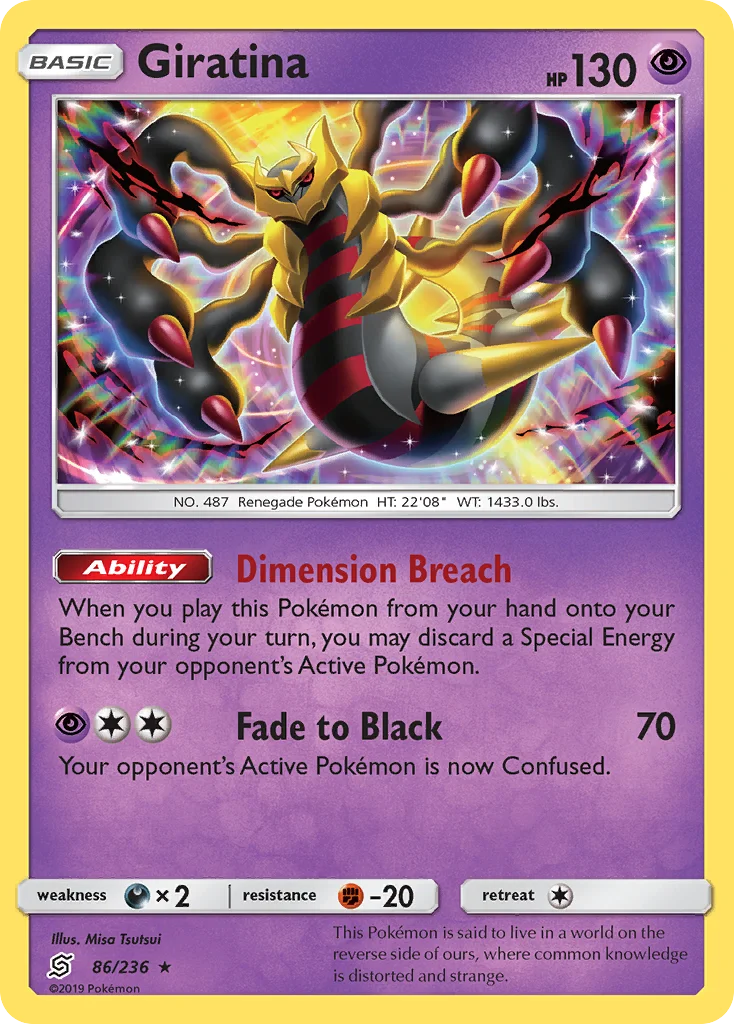 Carte Pokémon Giratina — Harmonie des Esprits