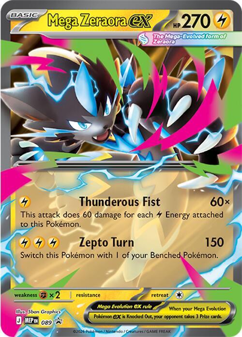 Carte Méga-Zeraora-ex