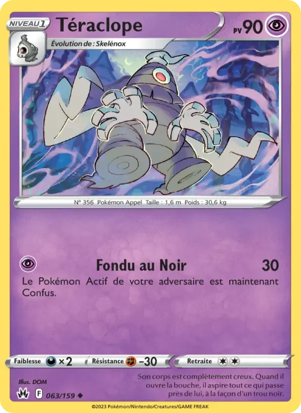 Carte Pokémon Téraclope — Zénith Suprême