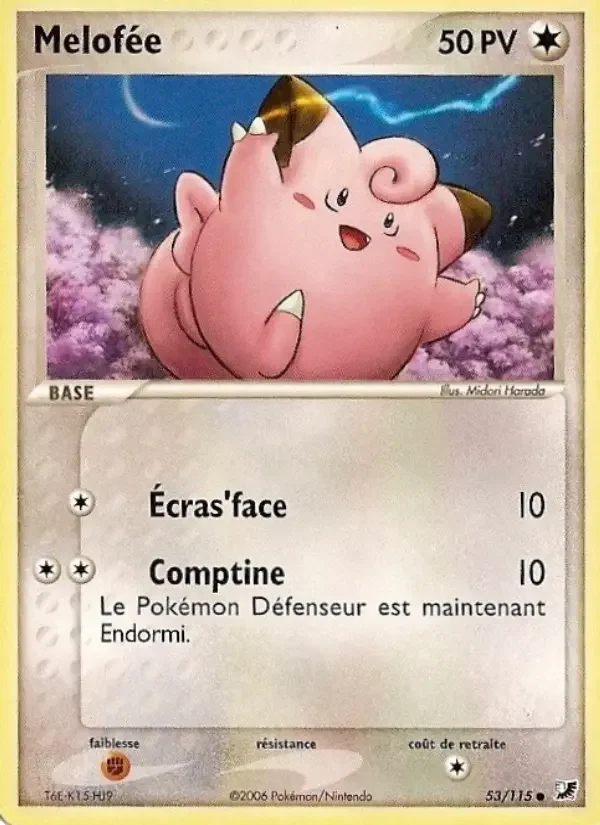 Carte Pokémon Melofée — Forces Cachées