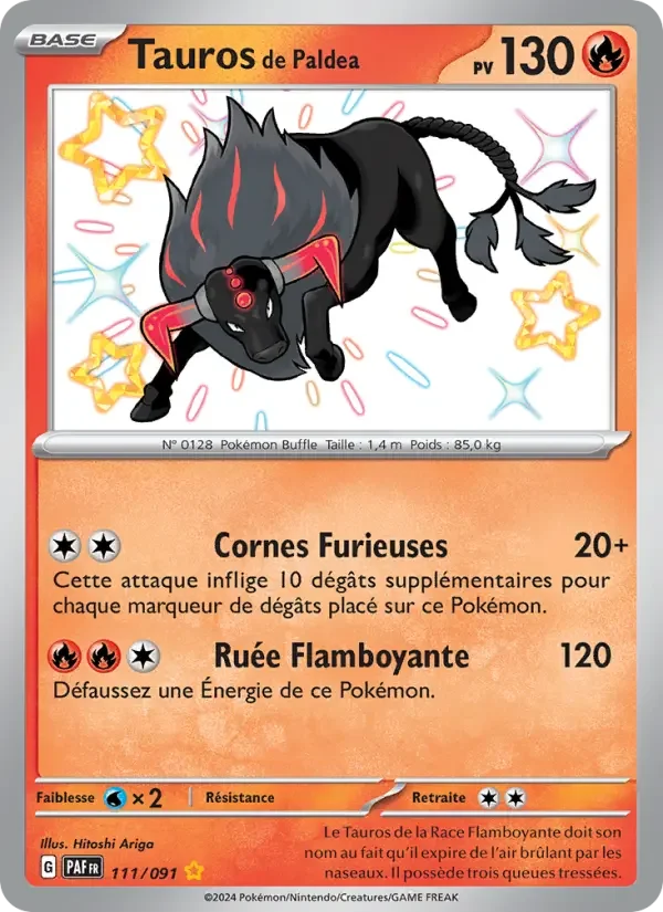 Carte Tauros de Paldea