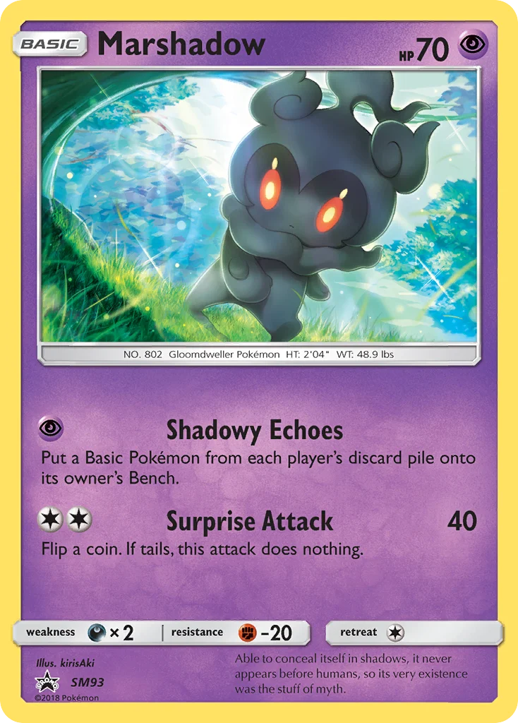Carte Pokémon Marshadow — Promos Soleil et Lune