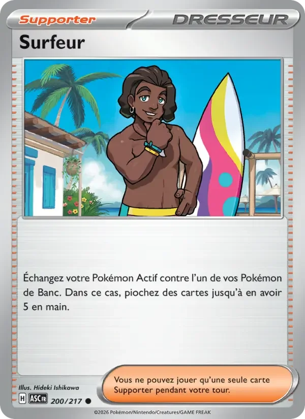 Carte Surfeur