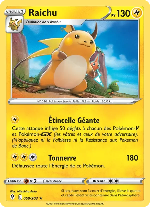 Carte Raichu