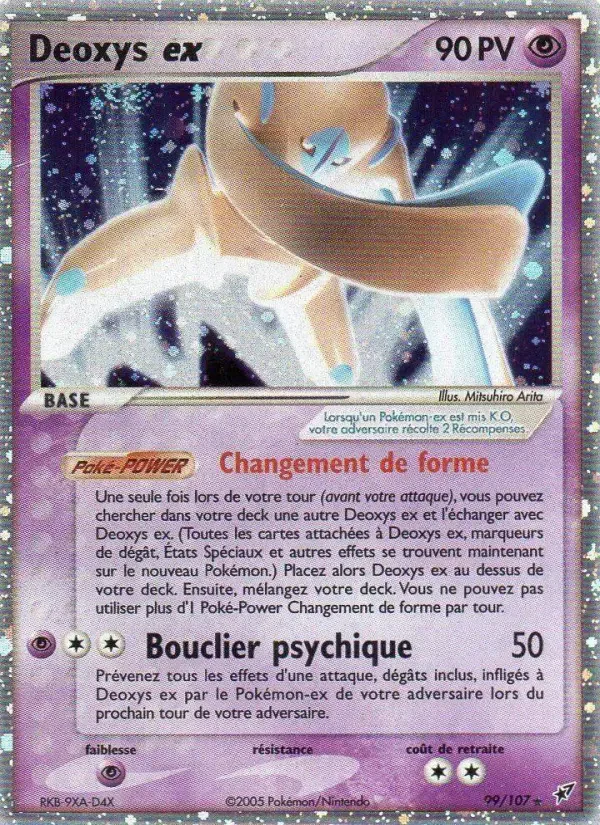 Carte Deoxys ex