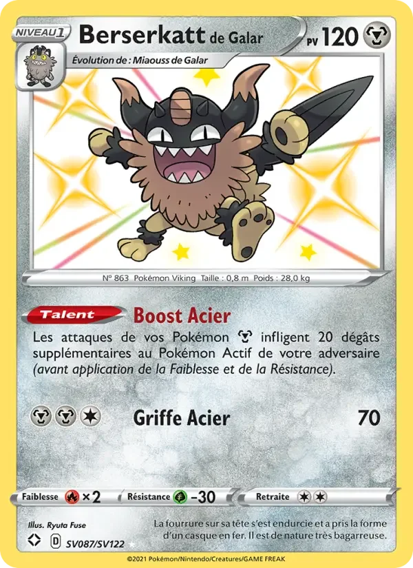 Carte Berserkatt de Galar