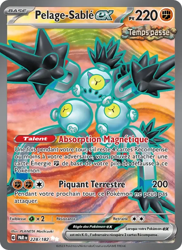 Carte Pokémon Pelage-Sablé-ex — Faille Paradoxe