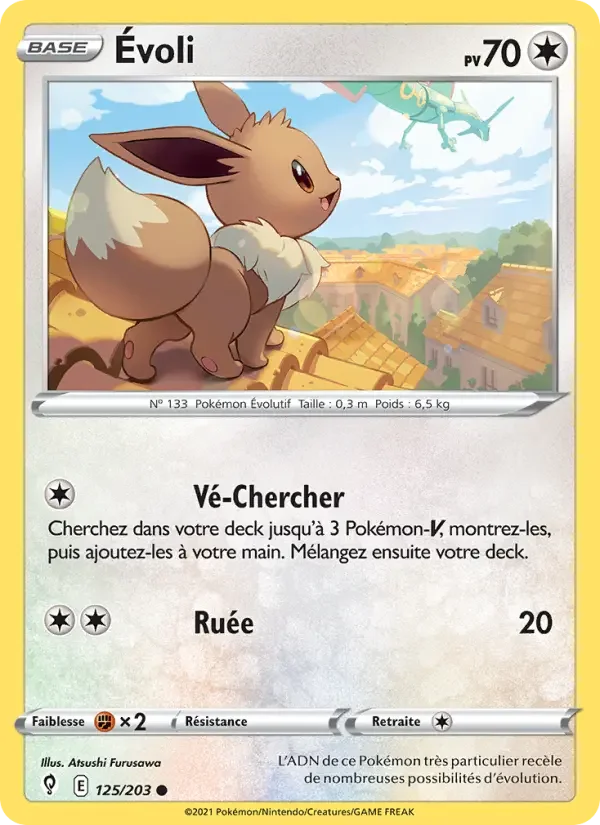 Carte Pokémon Évoli — Évolution Céleste