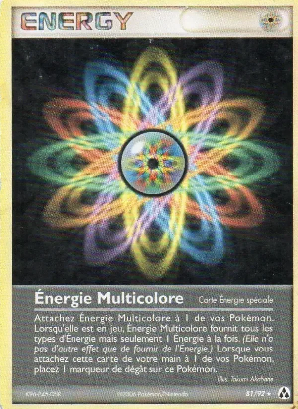 Carte Énergie Multicolore