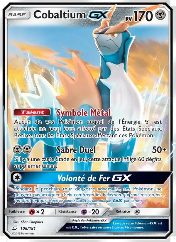 Carte Cobaltium GX
