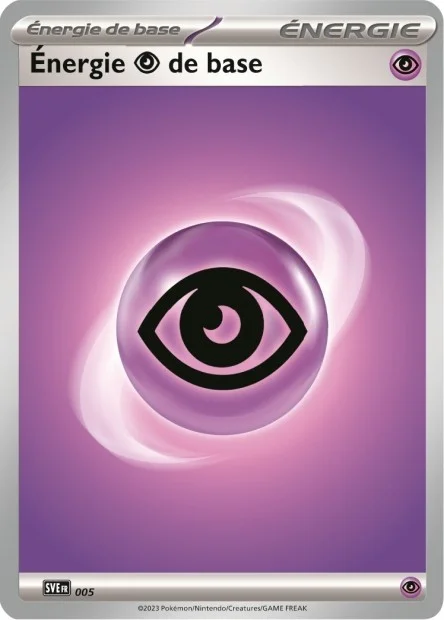 Carte Pokémon Énergie Psy — Écarlate et Violet