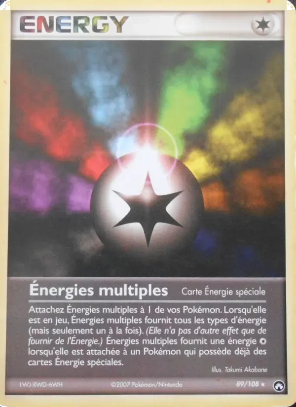 Carte Énergies multiples