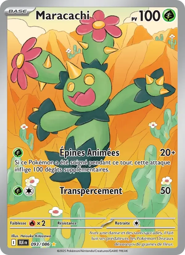 Carte Pokémon Maracachi — Foudre Noire