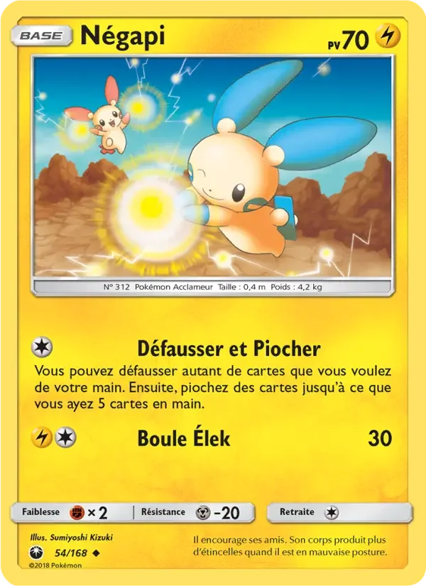 Carte Pokémon Négapi — Tempête Céleste