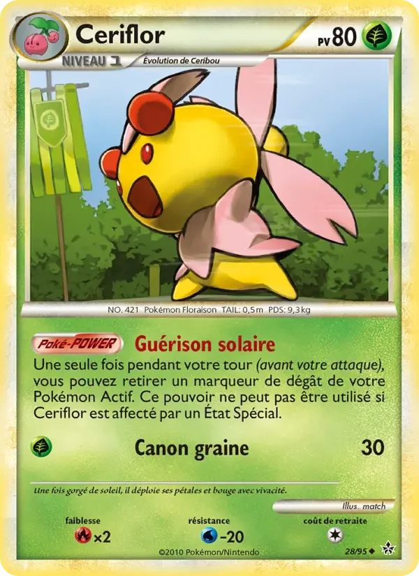 Carte Pokémon Ceriflor — Déchaînement