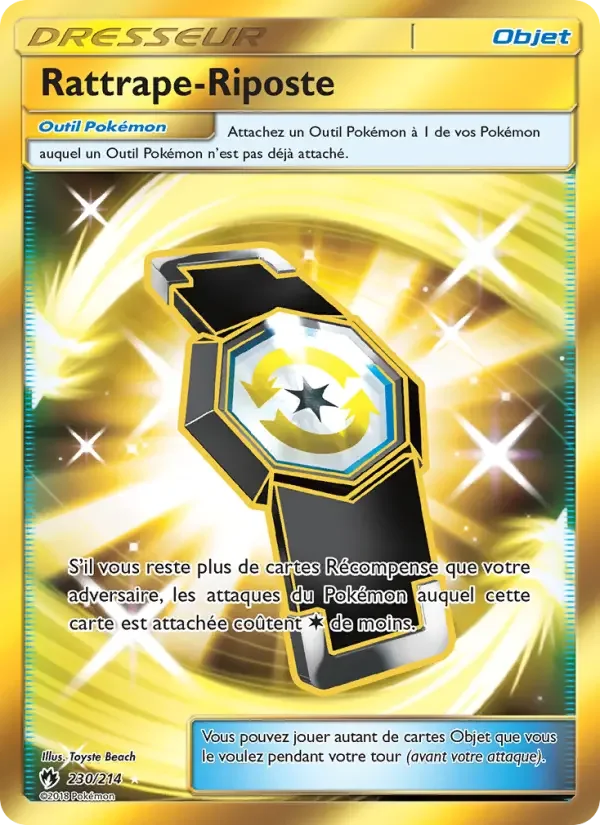 Carte Pokémon Rattrape-Riposte — Tonnerre Perdu