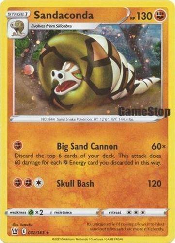 Carte Pokémon Dunaconda — Styles de Combat