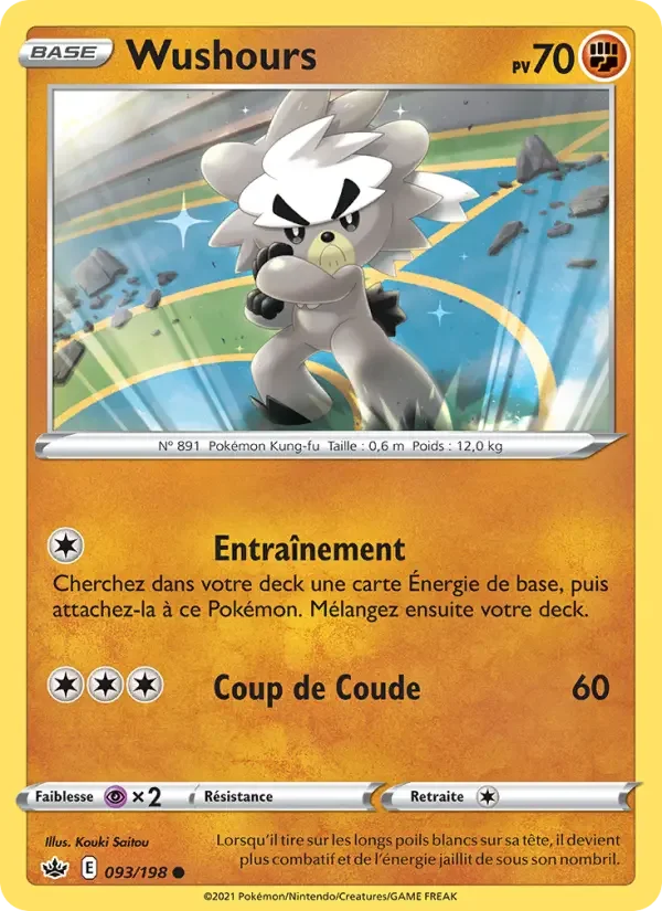Carte Pokémon Wushours — Règne de Glace