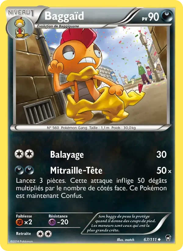 Carte Pokémon Baggaïd — Poings Furieux