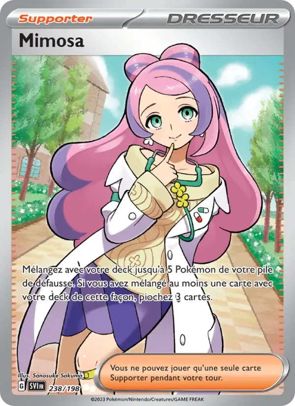 Carte Pokémon Mimosa — Écarlate et Violet