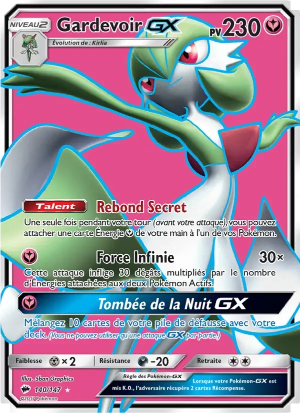 Carte Gardevoir GX