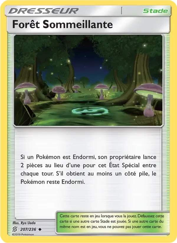 Carte Pokémon Forêt Sommeillante — Harmonie des Esprits