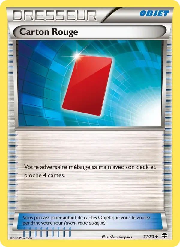 Carte Carton Rouge