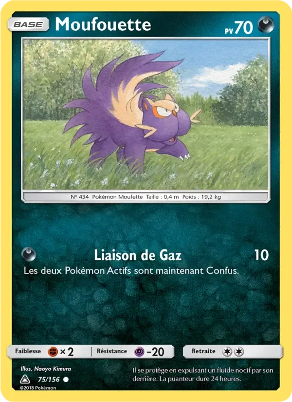 Carte Pokémon Moufouette — Ultra-Prisme