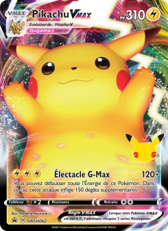 Carte Pikachu VMAX