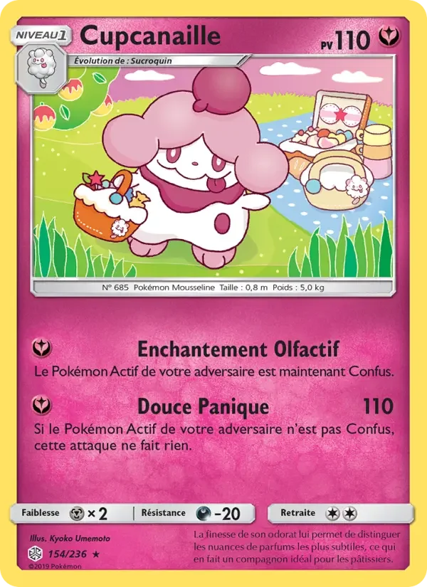 Carte Pokémon Cupcanaille — Éclipse Cosmique
