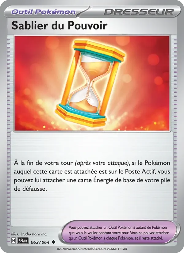 Carte Sablier du Pouvoir