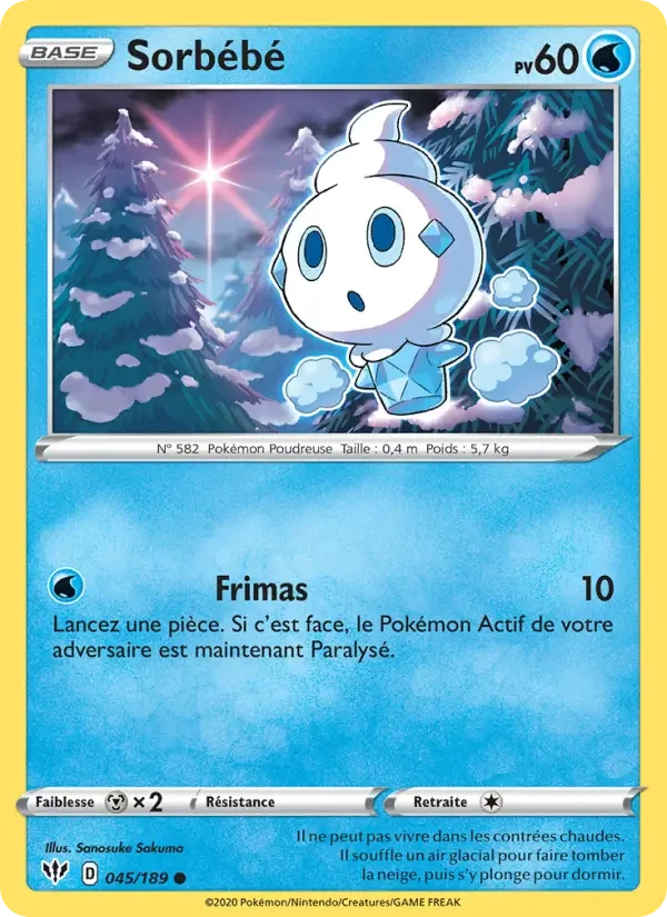 Carte Sorbébé