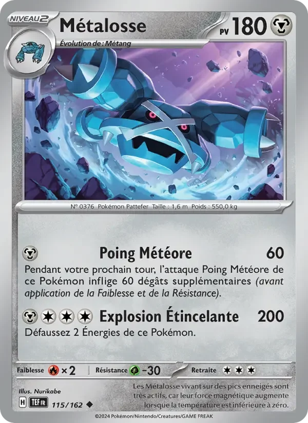 Carte Pokémon Métalosse — Forces Temporelles