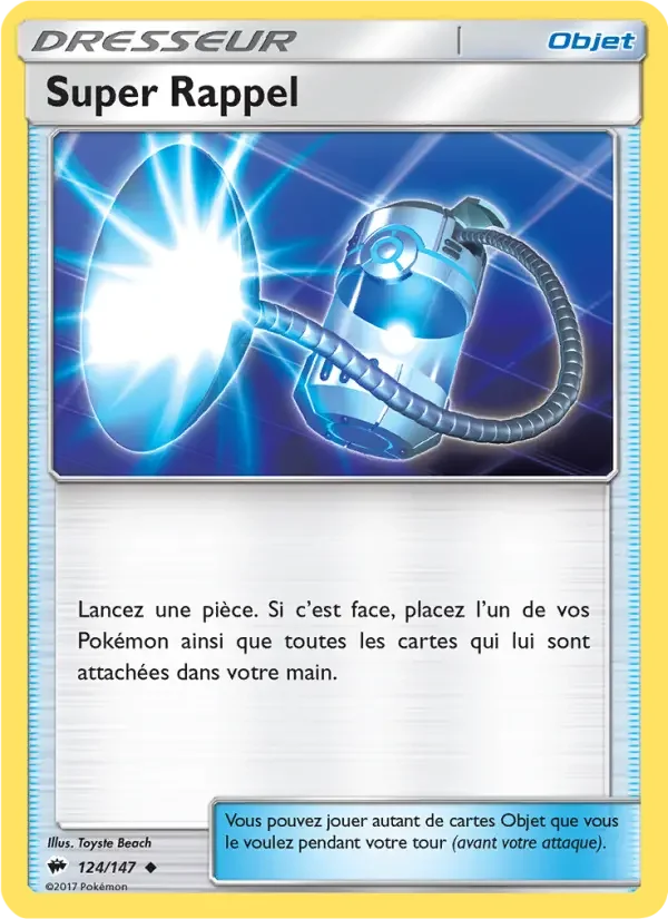 Carte Super Rappel