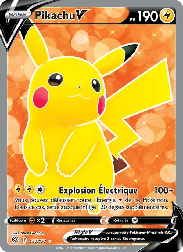 Carte Pikachu V