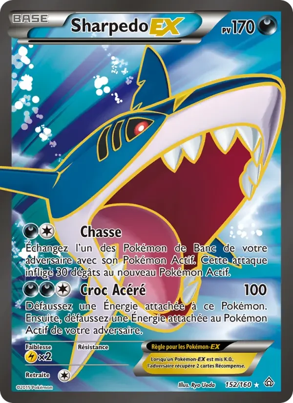 Carte Pokémon Sharpedo EX — Primo-Choc