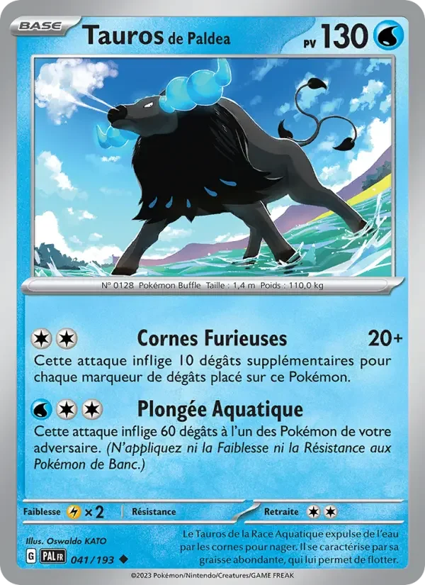 Carte Tauros de Paldea