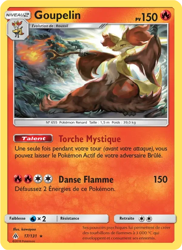 Carte Pokémon Goupelin — Lumière Interdite