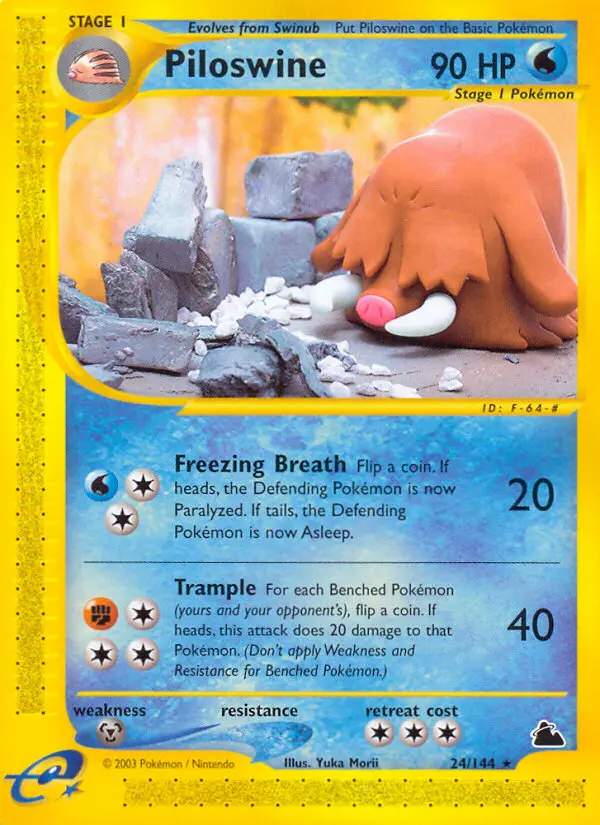 Carte Pokémon Cochignon — Skyridge
