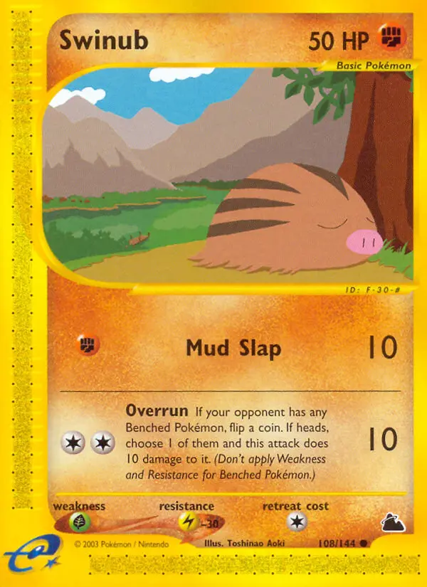 Carte Pokémon Marcacrin — Skyridge