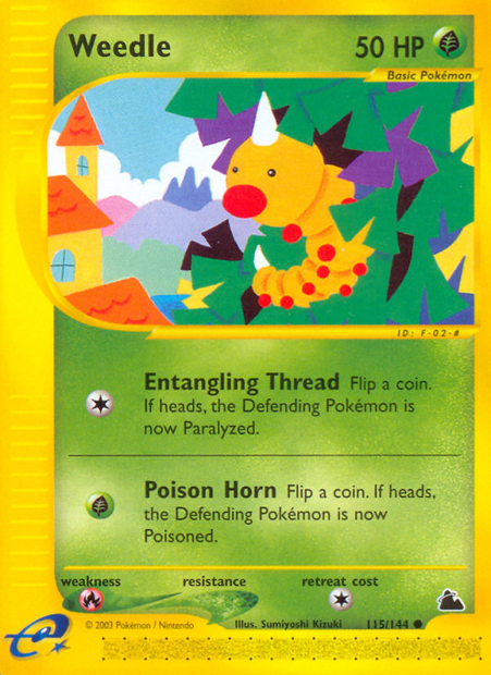 Carte Pokémon Aspicot — Skyridge