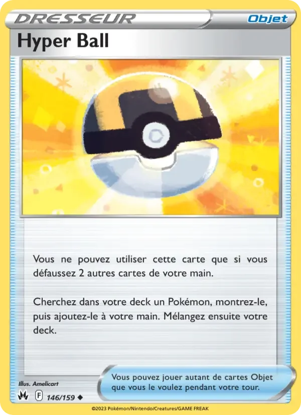 Carte Pokémon Hyper Ball — Zénith Suprême